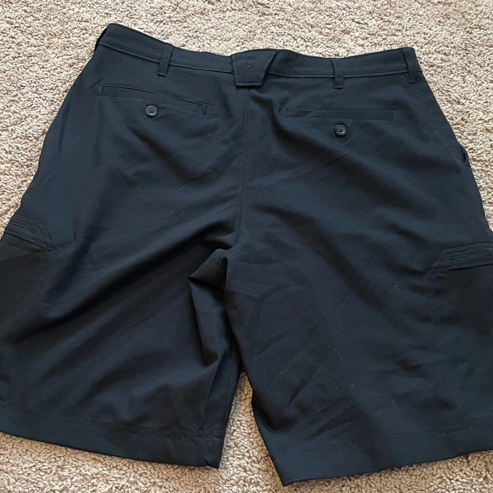Champion Black Patterned Athletic Shorts Size 34W‎